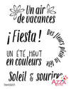 Stamp Set Ruby:  FIESTA WORDS (FRENCH)