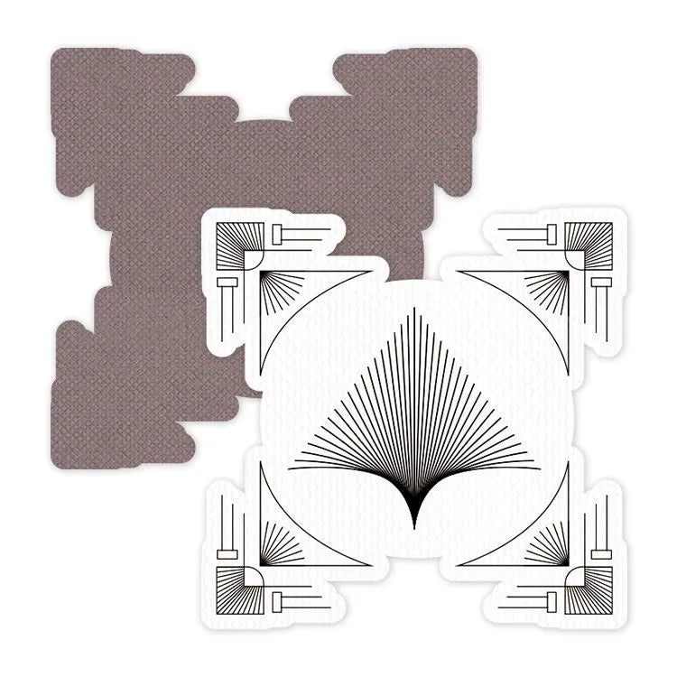 Stamp and Cutting Die Set: GOLDEN REFLECTIONS