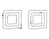 Cutting Die Set:  SOFT SQUARES