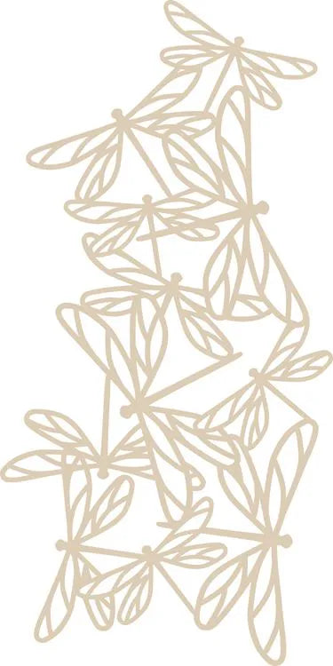 BORDER Stencil Single: Flora and Fauna