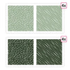 Paper: PATTERNED ESSENTIAL: GREY GREEN