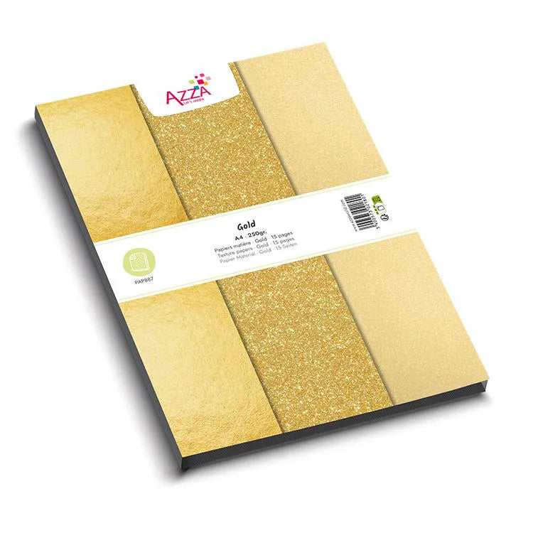 AZZA Paper Block A4: GOLD