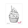 Stamp Set - Ruby: CUP CAKE