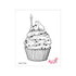 Stamp Set - Ruby: CUP CAKE