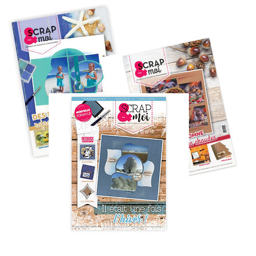 1 Year Scrap & Moi: GOLD Magazine subscription (French only)