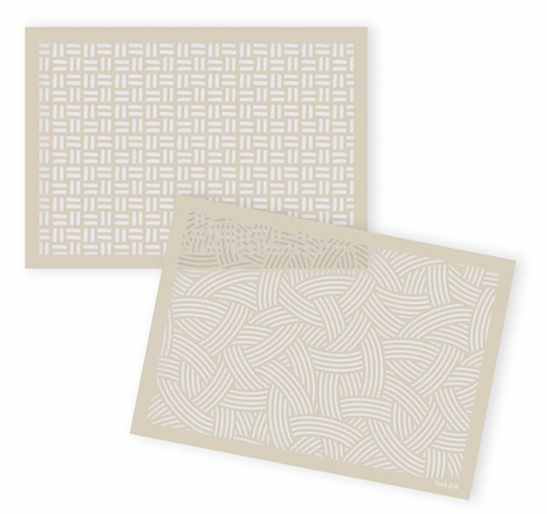 Texture Stencil Duo: RELAX