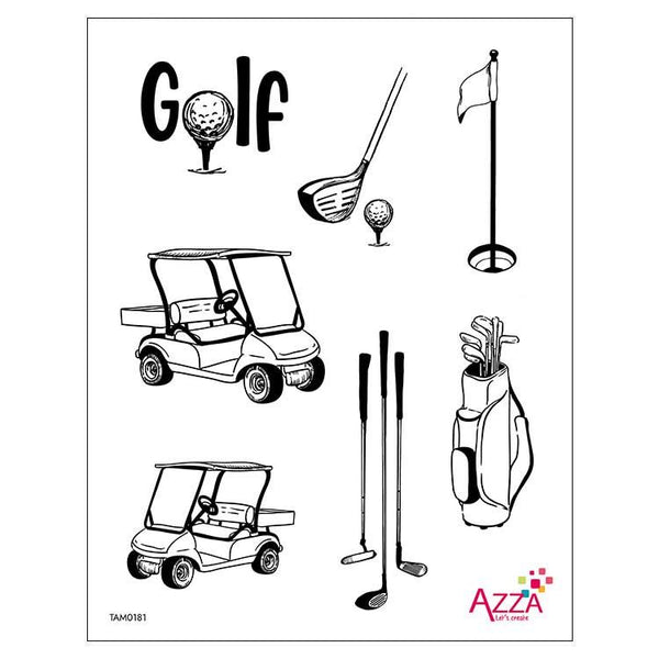 Stamp Set - Large: GOLF